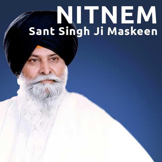 Nitnem: Sant Singh Maskeen